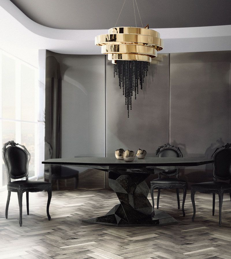 0-122 Обеденный стол бонсай из искусственного мрамора Boca Do Lobo  - Вид №8