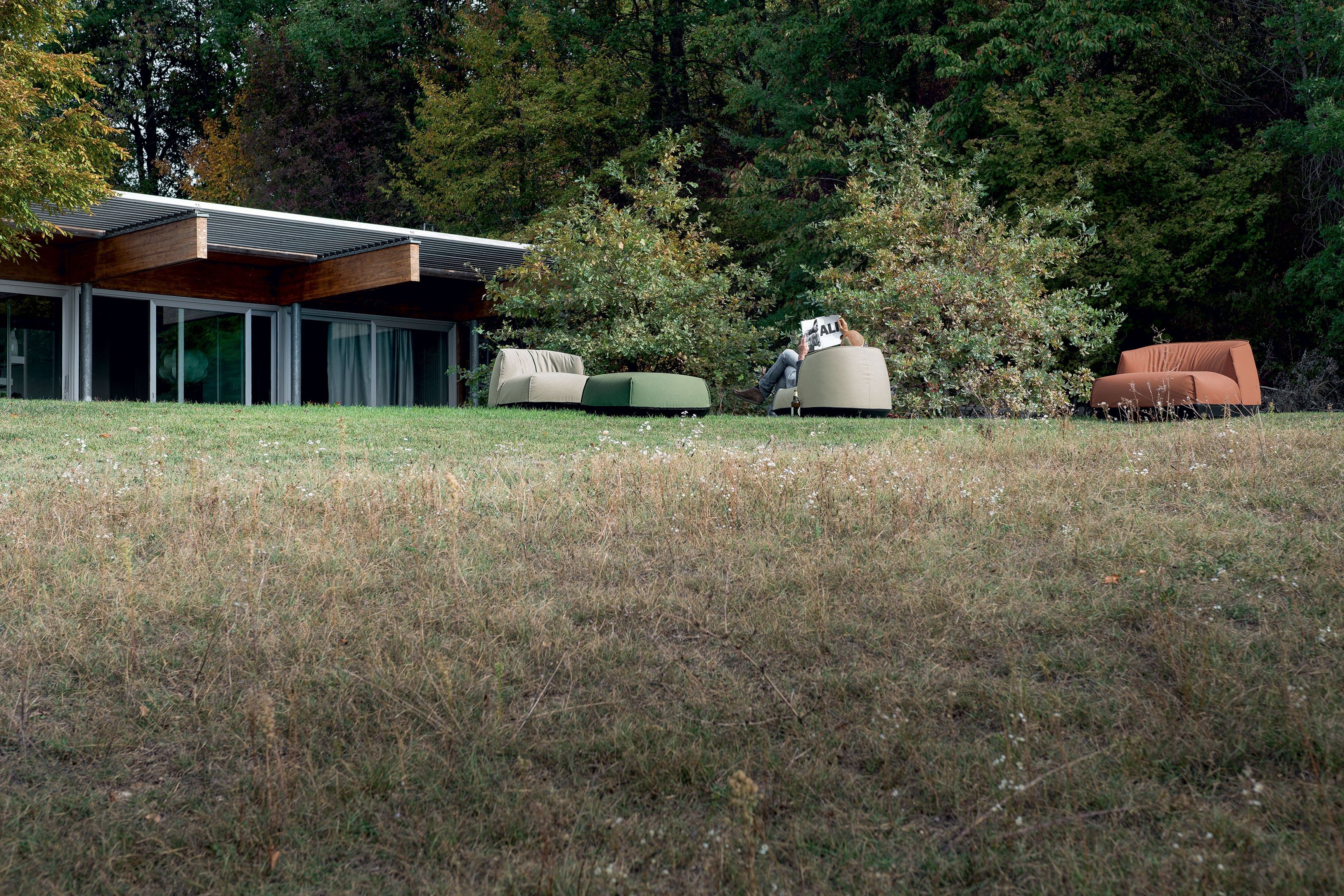 Оттоманка для сада в Sunbrella® Kristalia Brioni Outdoor ARCH-00140750 - Вид №7