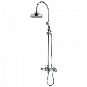 128190 PREMIUM Хром душ термостатический с телескопической колонной Хром GRB MIXERS