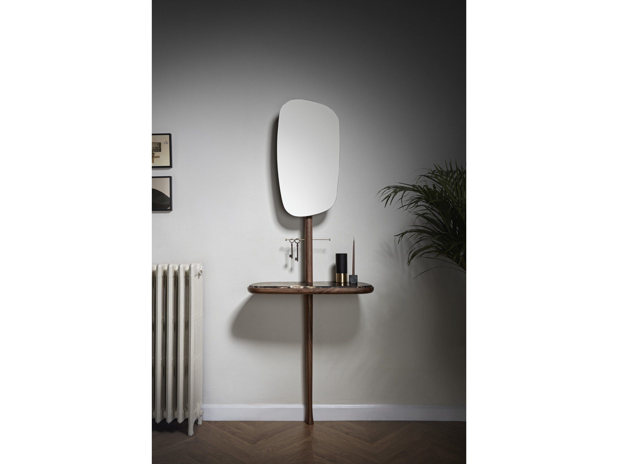 Зеркало из темного мрамора Emperador для входа NOMON Moments ARCH-00049267