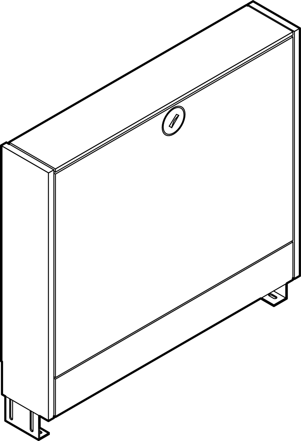 Viega Коллекторный шкаф для открытого монтажа 1294.1 (610371) 610 371 - Вид №1