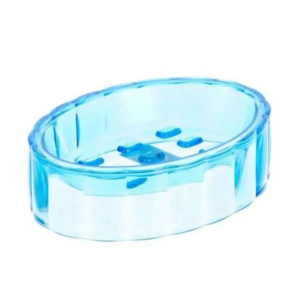 Мыльница настольная Verran «Sole» акрил цвет синий STLM-2037282