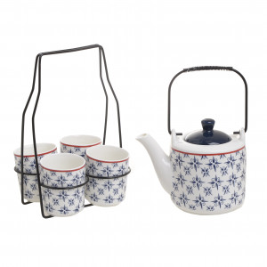 3860510.0009 ЧАЙНЫЙ НАБОР ЧАЙНИК (650ML) И 4 ЧАШКИ (150ML) НА ПОДСТАВКЕ TO4ROOMS