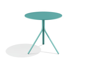 Круглый стальной стол с порошковым покрытием