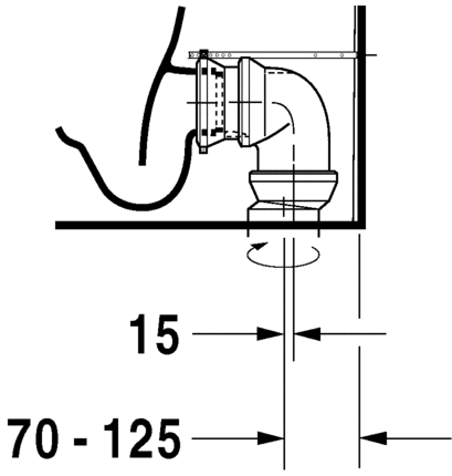 21420920002 Компакт унитаз с бачком Белый Duravit D-Code Германия - Вид №8