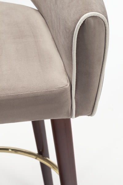 Тканевый мягкий стул с подлокотниками со спинкой Mambo Unlimited Ideas Grace ARCH-00067585 - Вид №8