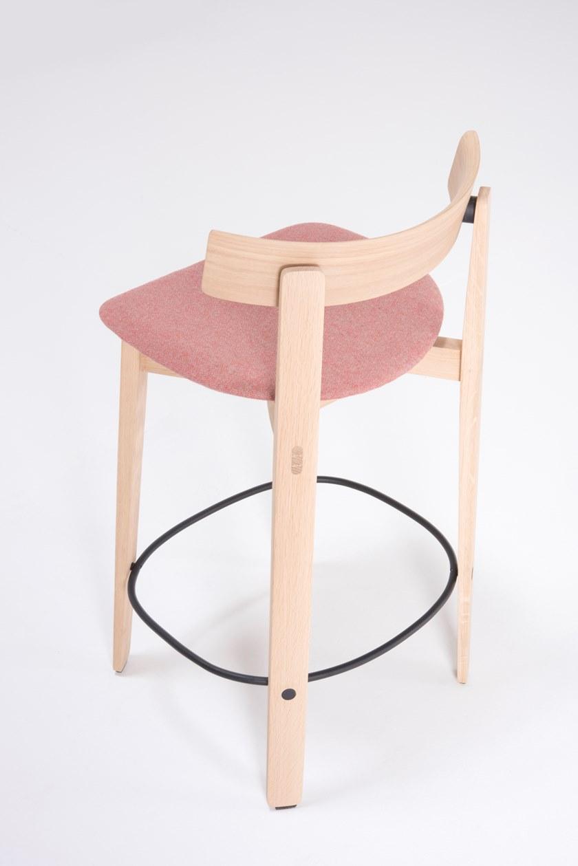 Gazzda Барный стул из дуба со спинкой Nora sun-id-1375823 - Вид №5