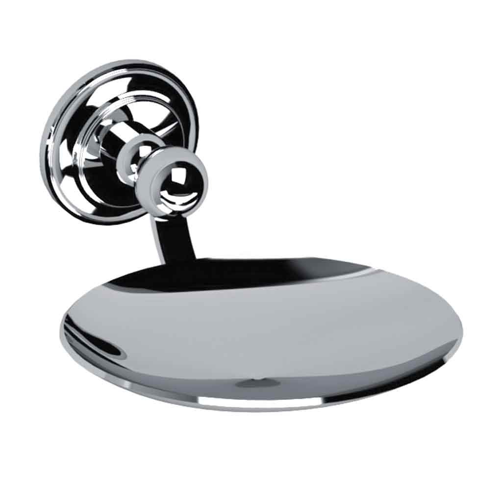 C66-514 C66-514 Мыльница настенная овальная ОДИОТ С РЫЧАГАМИ Cristal & Bronze ODIOT À MANETTES  - Вид №1