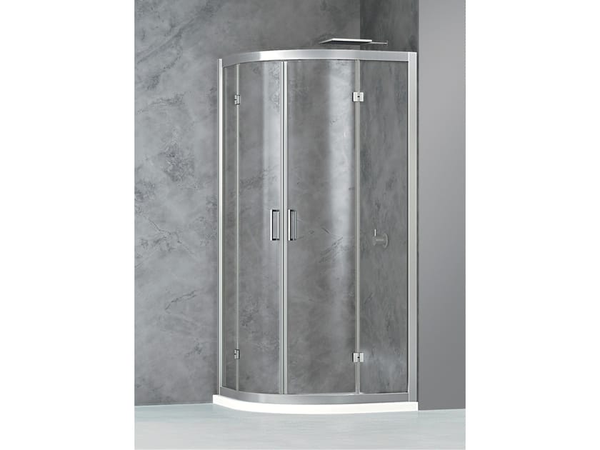 Полукруглый Хрустальный душ с распашной дверью Metidea топ ARCH-00116291