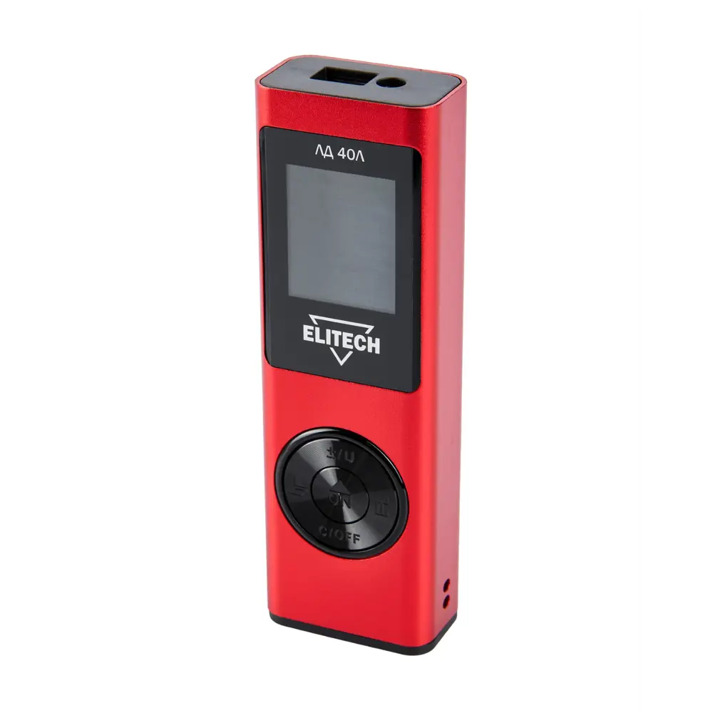 Лазерный дальномер Elitech ЛД40Л для точных измерений до 40 метров 89405369 STLM-1569993