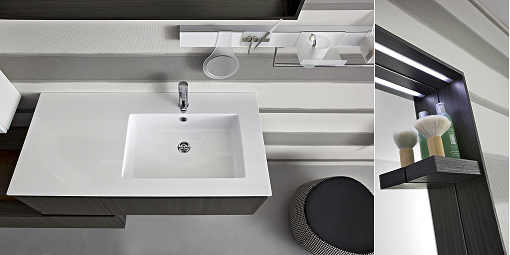 Комплект мебели для ванной комнаты Joy 62/63 Cerasa Joy JOY6263 - Вид №1