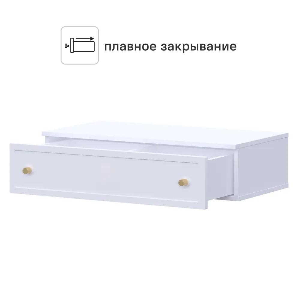 Консоль KONSENSA Лион Амьен 80x20x41.7 см ЛДСП цвет белый 89448125 STLM-2047212 - Вид №2