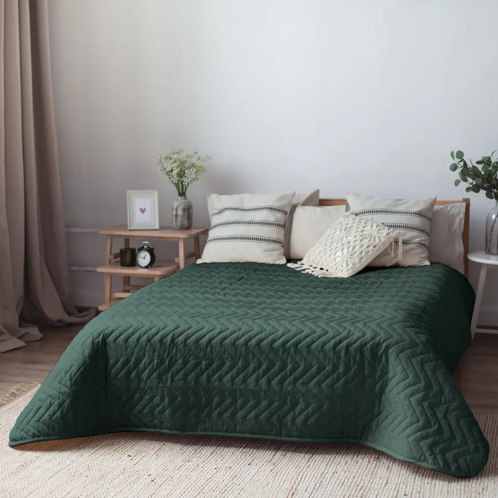 Покрывало Нью 200x240 см микрофибра цвет зеленый Exotic 1 86447368 STLM-2086734 SEASONS  - Вид №4