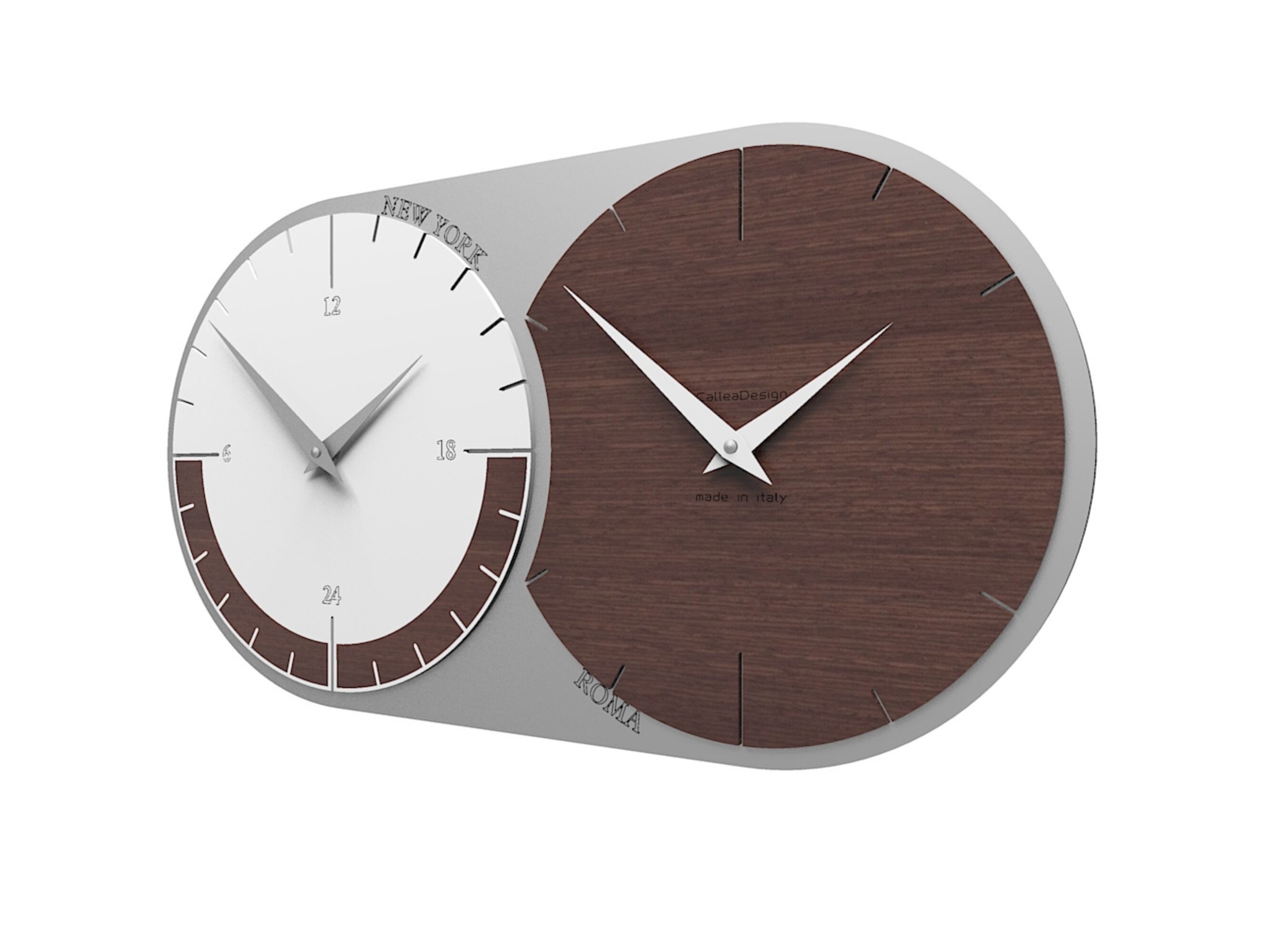 Настенные часы MDF CalleaDesign WORLD CLOCK 2 ARCH-00119789 - Вид №1