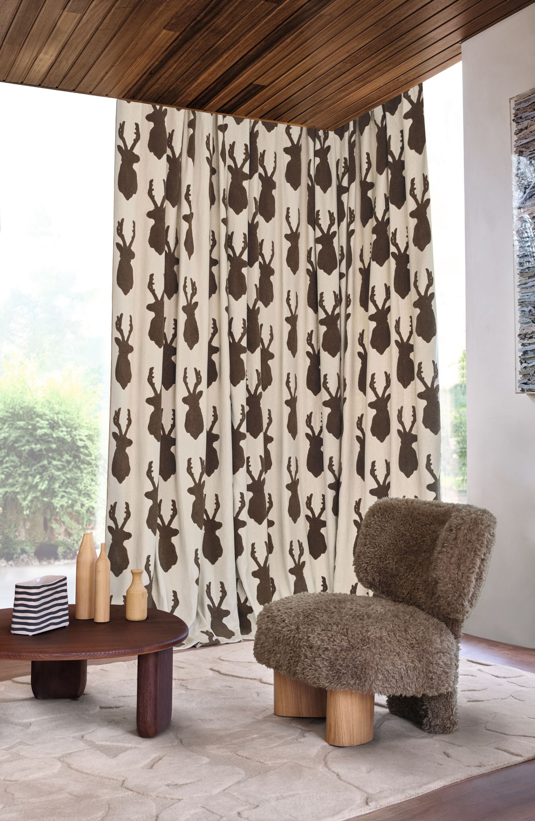 Полиэстер сплошной цвет ткани Casamance Sami ARCH-00040605 - Вид №1