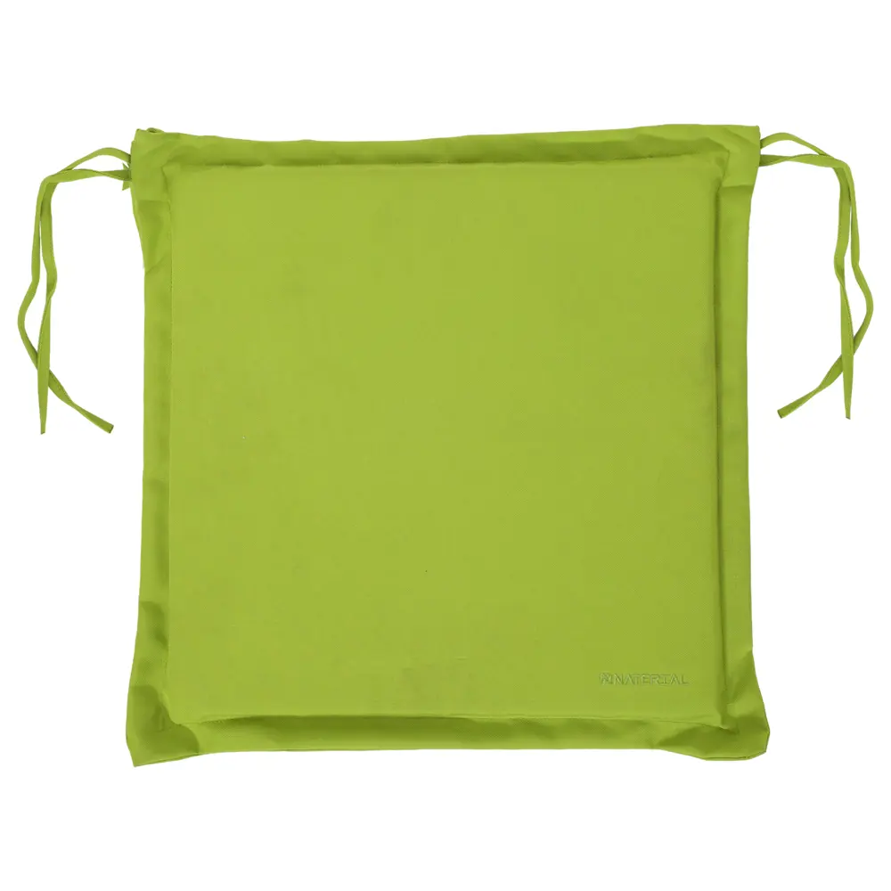 Подушка для стула зелёная 43х43 см, полиэстер NATERIAL STLM-2136876