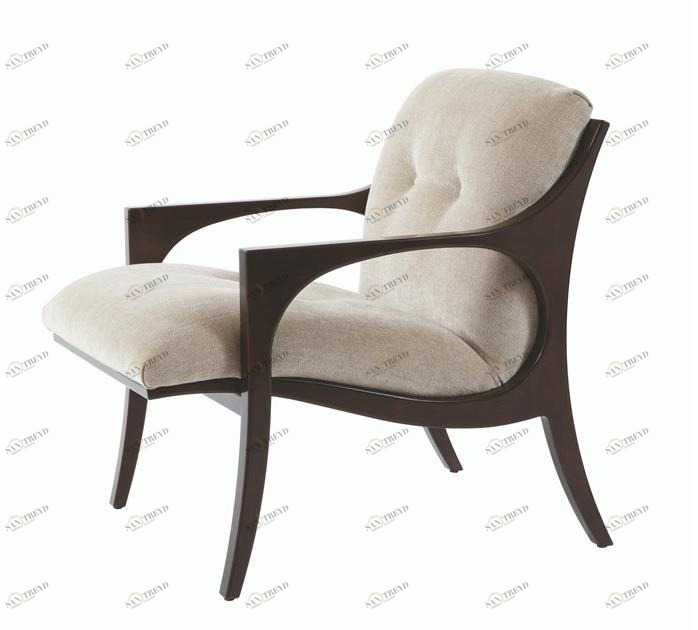 SELVA Кресло с обивкой из ткани с подлокотниками  1091 