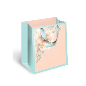 Подарочный пакет Арт и дизайн 15x17x10 см цвет разноцветный