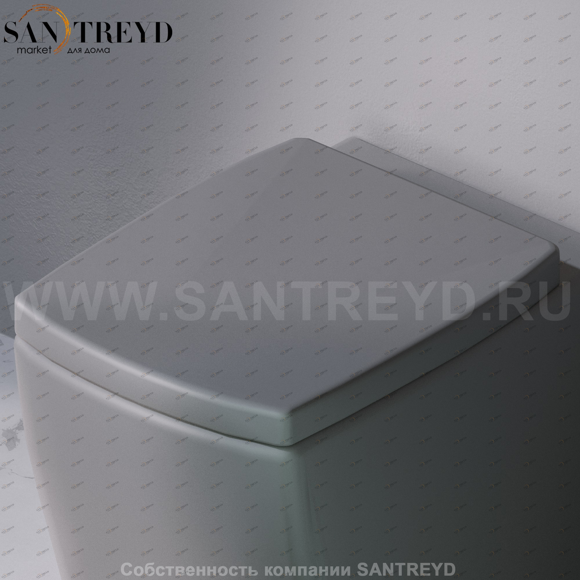 C521.116 Крышка сиденье для унитаза A. e T. Italia SQUARE AeT ITALIA