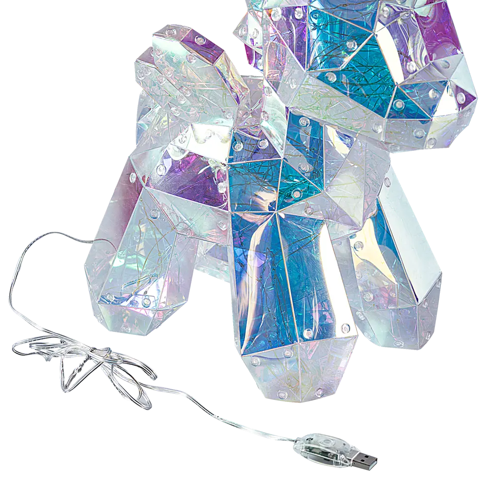 89367759 Светящаяся новогодняя фигура "Единорог" USB 12 режимов 29x18x34 5см STLM-1474433 Santreyd  - Вид №3