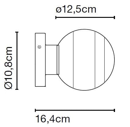 Настенный светильник / потолочный светильник из дутого стекла Marset Dipping Light ARCH-00037534 - Вид №7