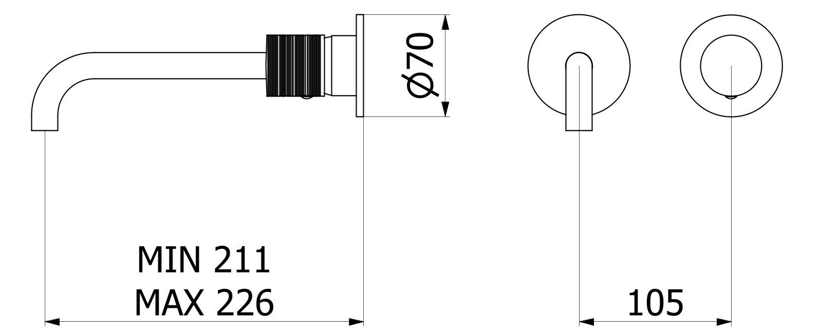 Смеситель для раковины с 2 отверстиями IB винил ARCH-00119853 - Вид №11