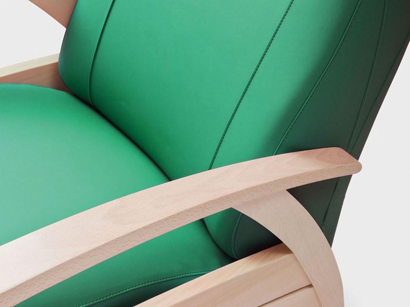 PIAVAL Кресло Recliner из ткани с подлокотниками Relax bed | health & care 24-63/1l - Вид №5