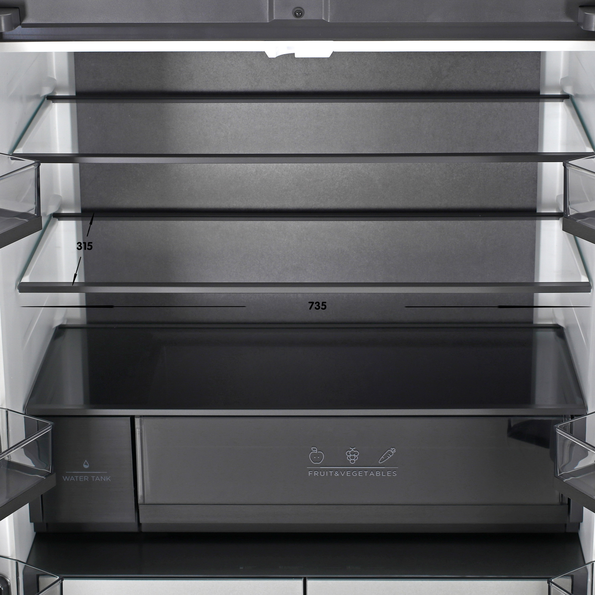 9149910 Холодильник многодверный  без фасада Eigen Stark-RF05 серебристый STDN-0065630 - Вид №10