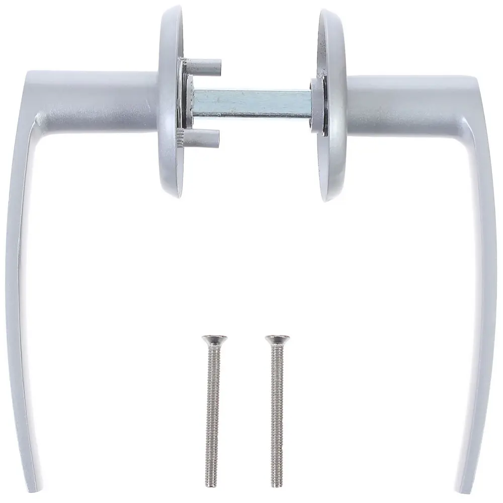 Дверные ручки на розетке Фабрика Замков 016 SC с матовым хромом 18810141 STLM-0012953 - Вид №2