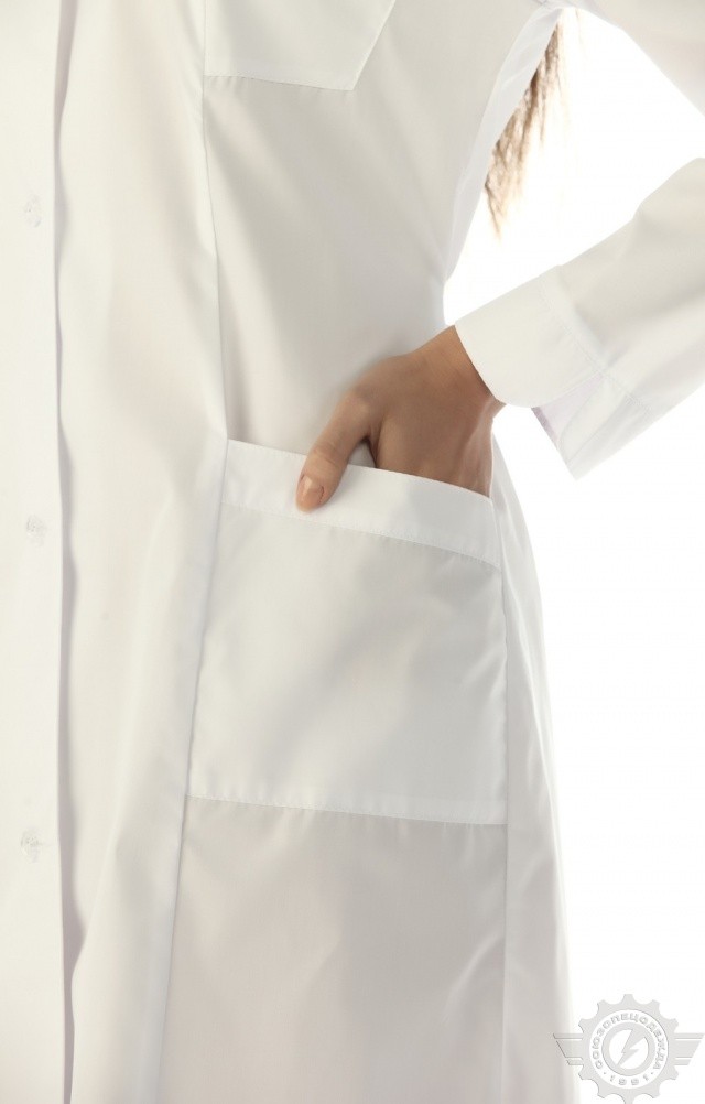 63525 Халат "Виктория"  Медицинская одежда  размер 42/170-176 Спецодежда  - Вид №2