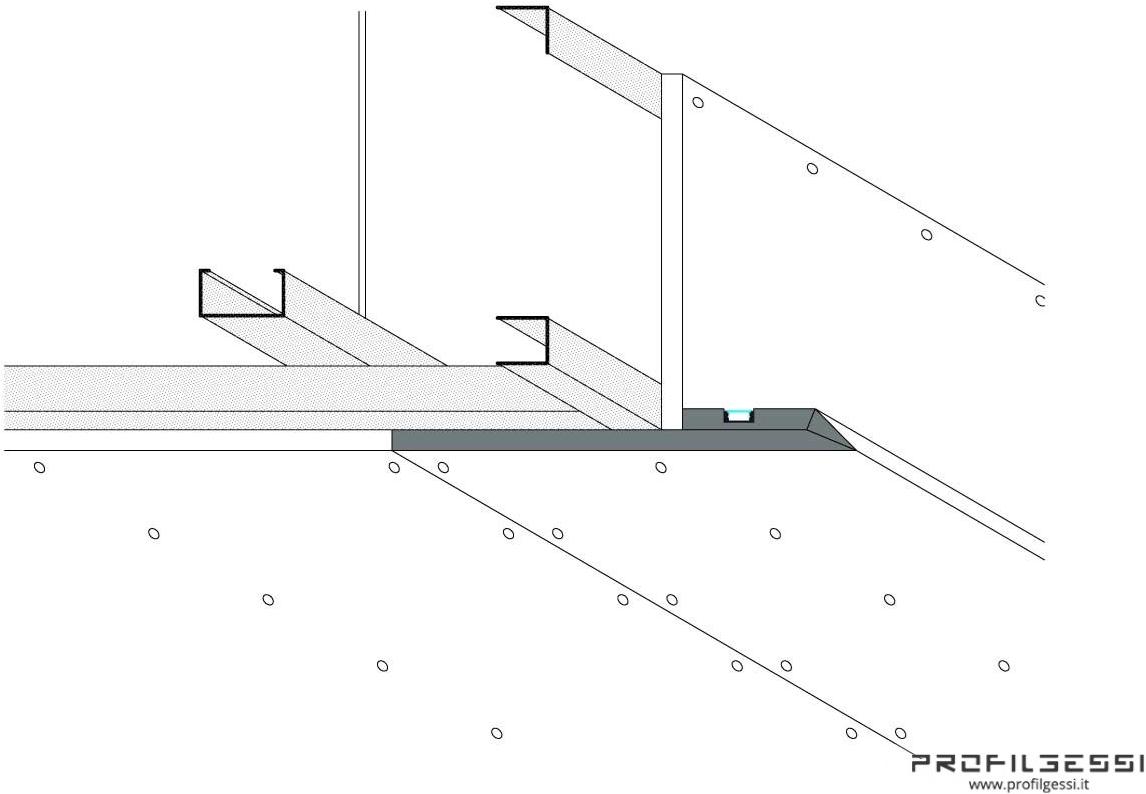 Profilgessi Светодиодный профиль под завесу непрямого света Illuminazione sun-id-1470261 - Вид №6