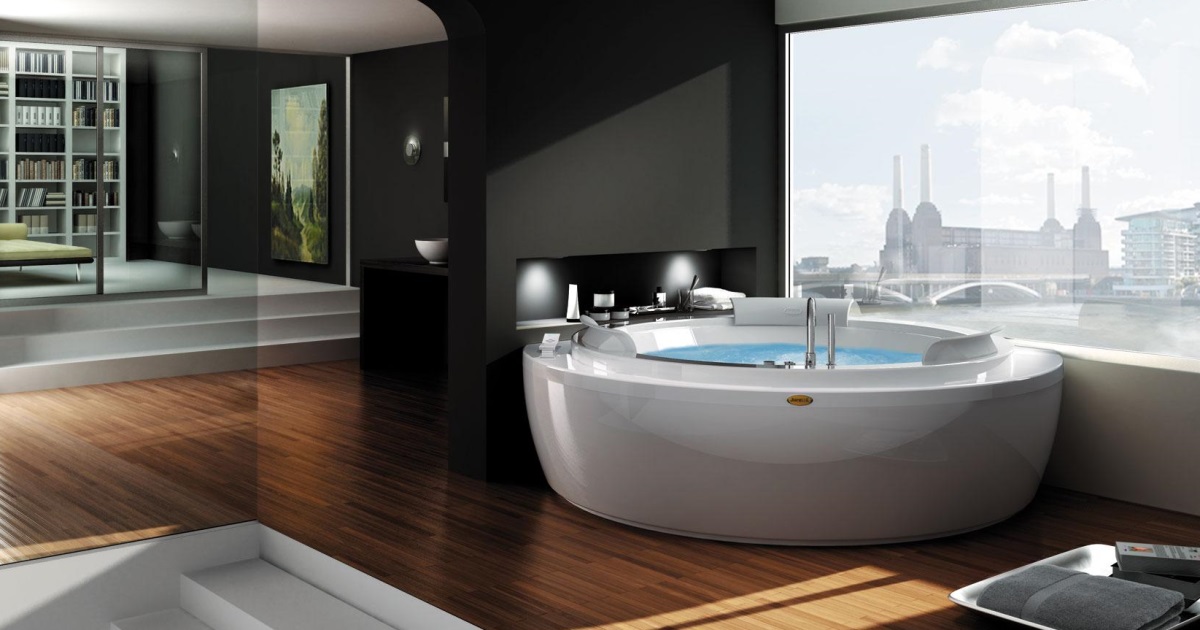 Ванна угловая с гидромассажем "TOP AQS" Nova Corner 9Q43-554A Jacuzzi 9Q43554A - Вид №2