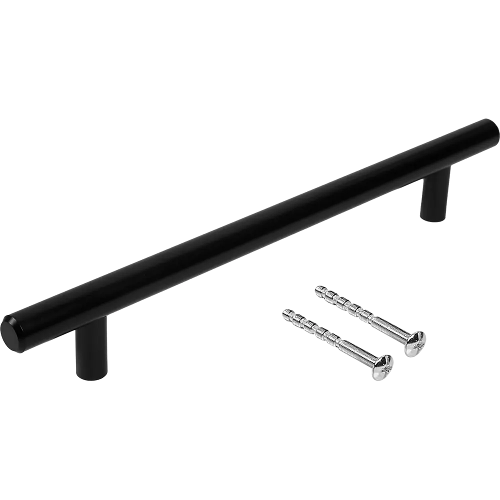 86923515 Ручка-рейлинг мебельная 8926 160 мм цвет матовый черный STLM-1006431 EDSON  - Вид №2