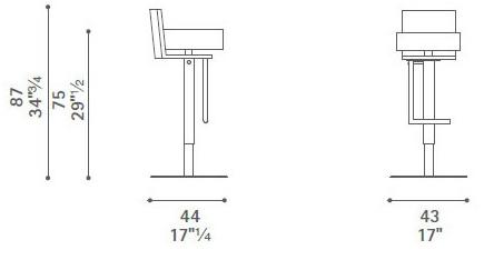 Poltrona Frau Табурет с подставкой для ног La collezione - tavoli e sedie sun-id-1426498 - Вид №6