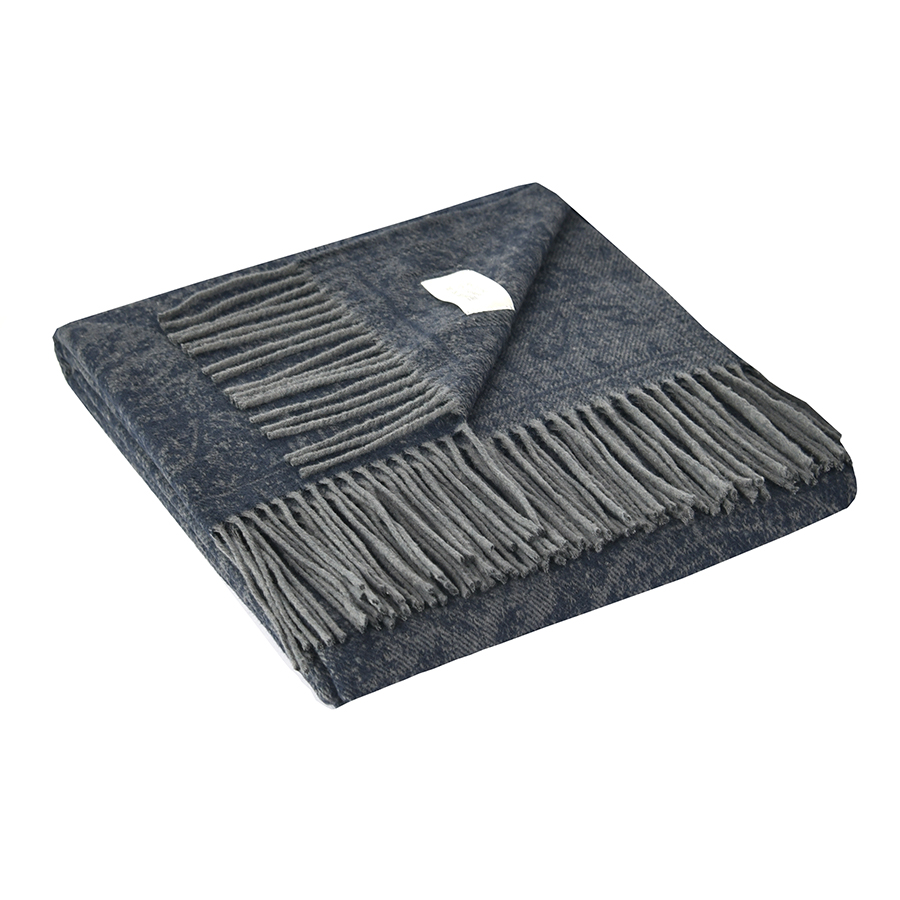 Плед Magnolia 4000, 130х180 см, темно-синий MARZOTTO MAGNOLIA4000 - Вид №1