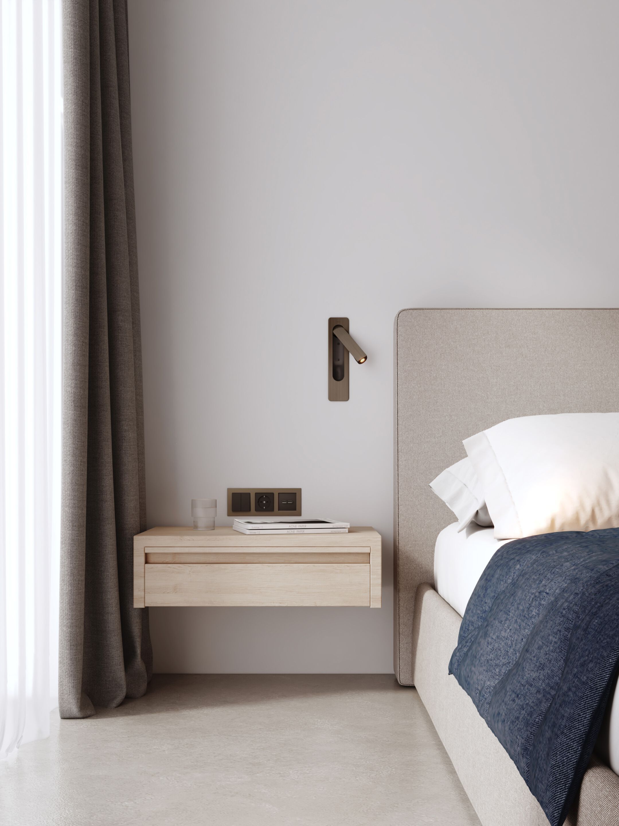 Регулируемая цинковая светодиодная лампа для чтения Astro Lighting Keta ARCH-00037420 - Вид №1