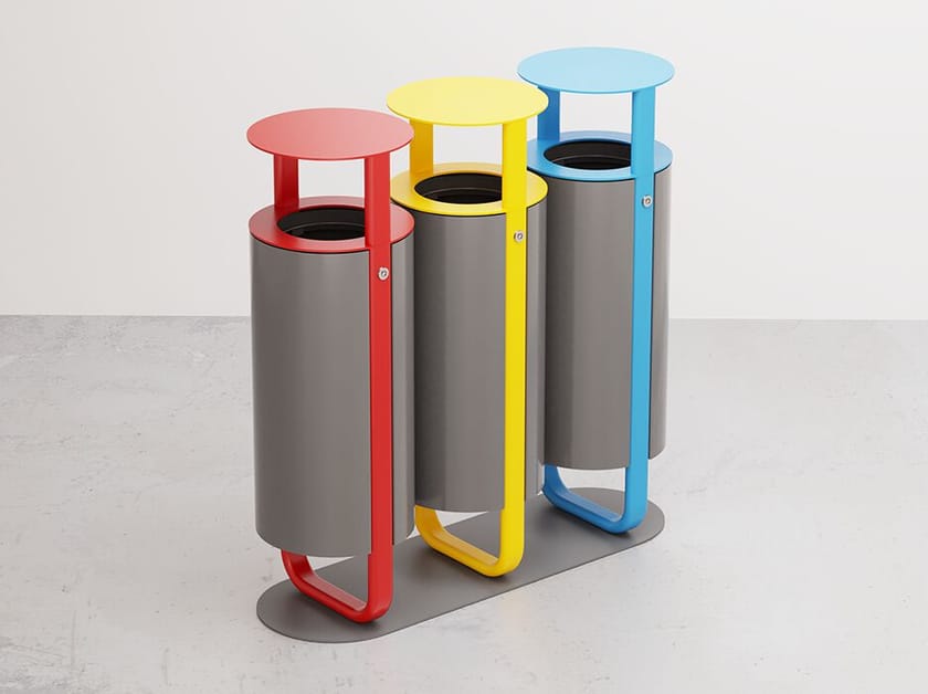 Корзина для мусора с крышкой DIMCAR DIAPASON TRIS ARCH-00079900