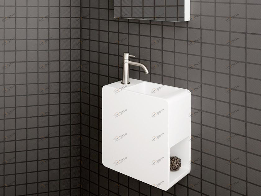 Подвесная раковина настенная овальная AQUAdesign  белая sun-id-1459476