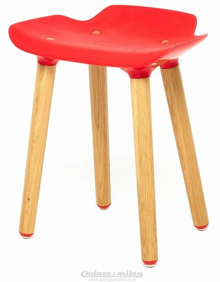 Quinze & Milan Низкий деревянный табурет Pilot sun-id-1379040 - Вид №5