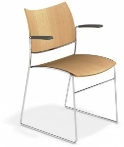 Casala Деревянный стул с подлокотниками Curvy 3288-10