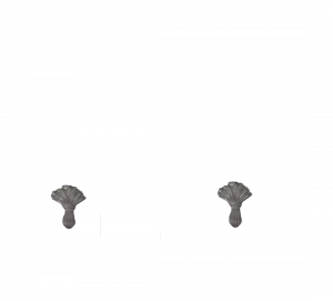 Gentry Home Bexley Cast iron bathtubs with feet Цветочный сырой