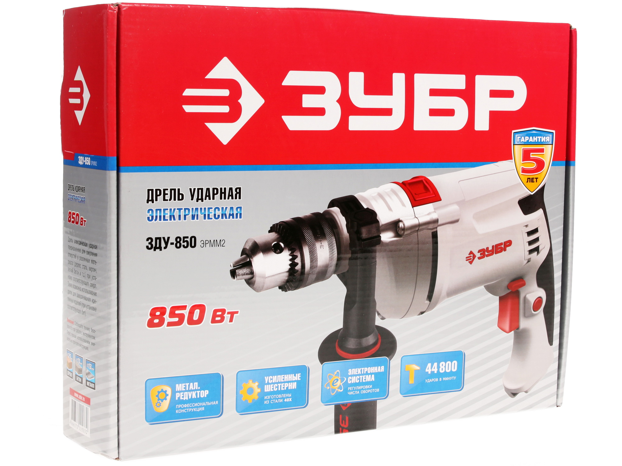 Дрель  Зубр ЗДУ-850 ЭРММ2 1018149 STDN-0012776 - Вид №6