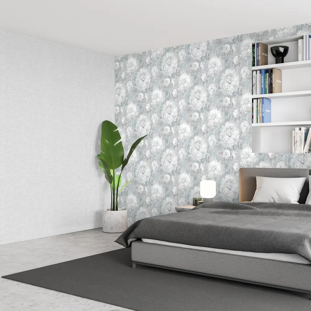 Обои флизелиновые Ateliero Julia голубые 1.06 м At283347 STLM-2136154 - Вид №4