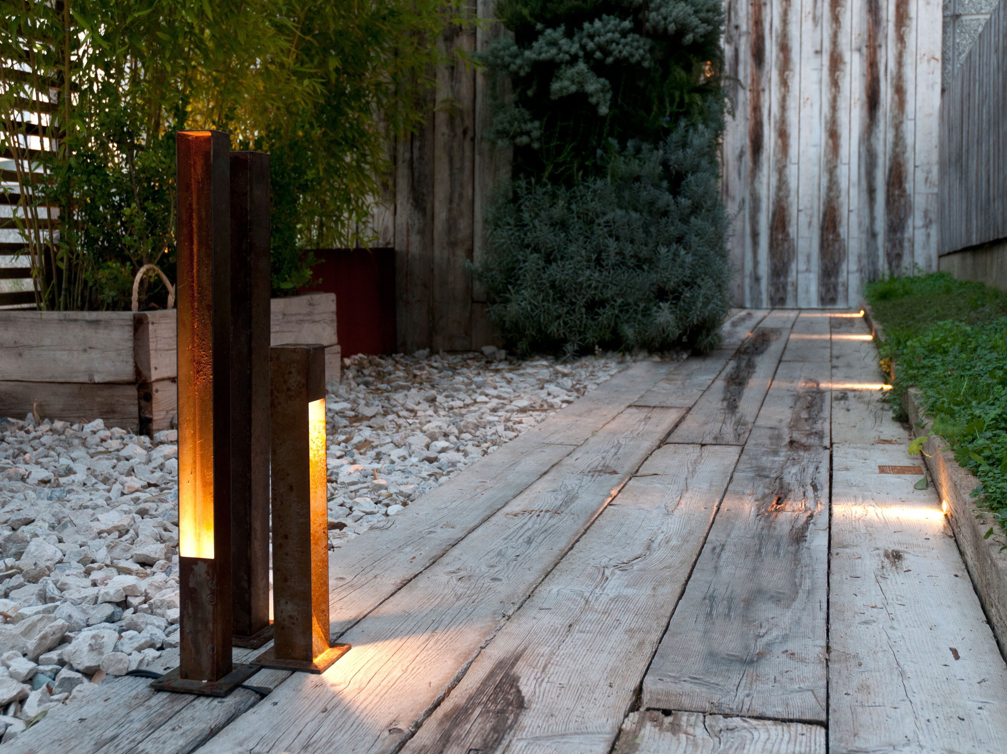 Стальной светодиодный светильник Corten™ Renzo Serafini FUORI TERRA ARCH-00114169 - Вид №1