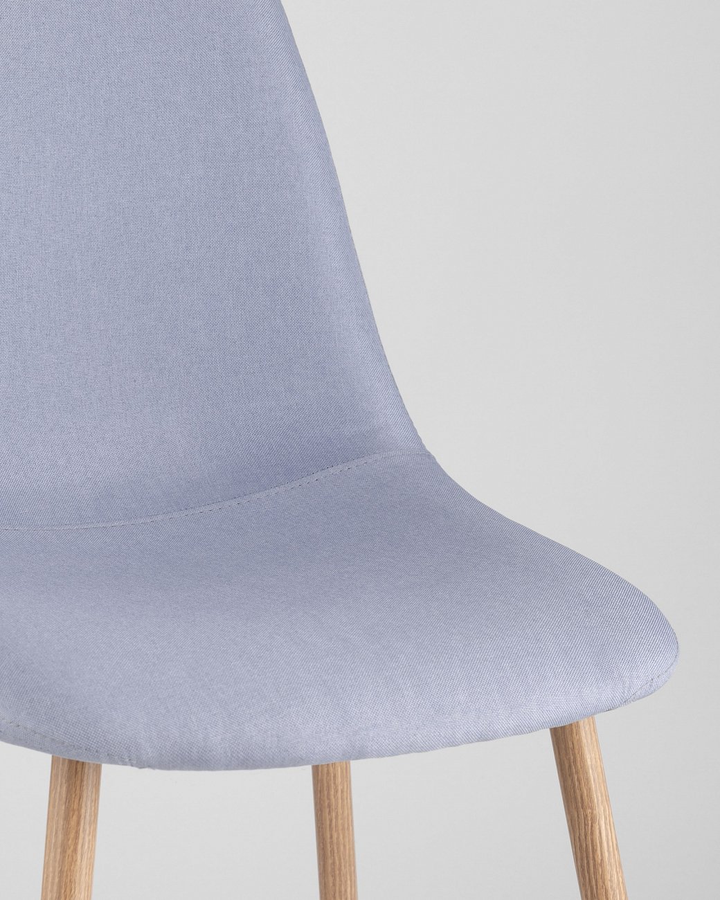 Стул со спинкой голубой из рогожки "Валенсия" STOOL GROUP ДИЗАЙНЕРСКИЕ, ИНТЕРЬЕРНЫЕ 00-3946189 Голубой  - Вид №7