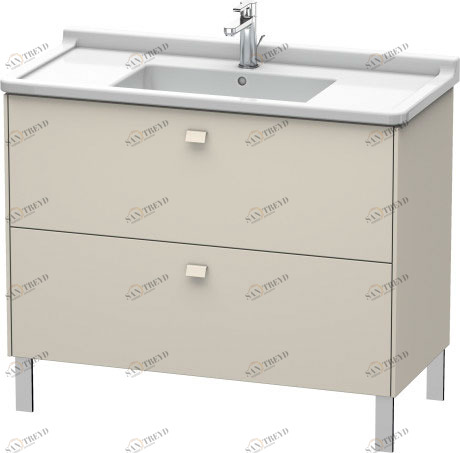 BR442309191 Brioso Тумбочка напольная Серо-коричневый декор Duravit