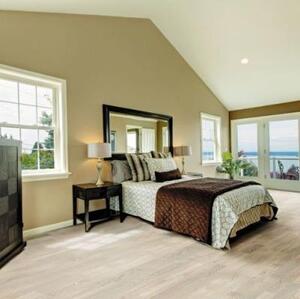 Паркетная доска Maestro Club Symphony-1 снежный 7063 Дуб Натур с брашью (Текстурированная) 2000х140 мм.