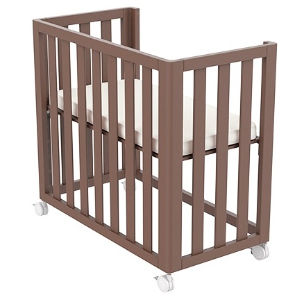 Приставная кроватка Bed Co-sleep коричневая ELLIPSE ELLIPSE BED 351606 Коричневый Santreyd  - Вид №1