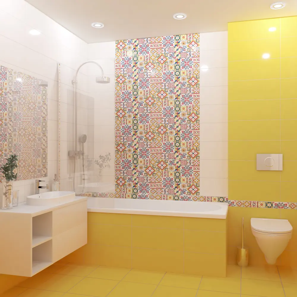 Плитка настенная Azori Festa 20.1x50.5 см 1.52 м² цвет бежевый 82472923 STLM-2181280  - Вид №4