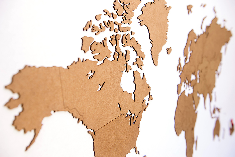 17-02 Пазл «wall decoration base» 130*78 коричневый Mimi  - Вид №3